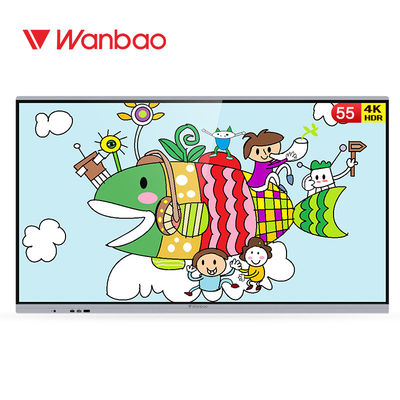 전자 교육 상호 작용하는 Whiteboard 86 인치 똑똑한 멀티미디어 가르치기