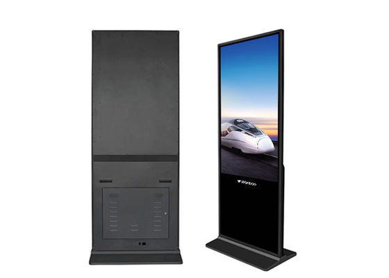 LCD 광고 선수를 서 있는 상호 작용하는 접촉 LED 지면 65&quot; 큰 스크린