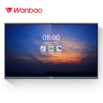 86 인치 상호 작용하는 편평한 패널 다 터치스크린 상호 작용하는 똑똑한 널 LED LCD