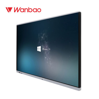 잘 고정된 터치스크린 Whiteboard 65&quot; 4K 디지털 표시 장치 정확한 쓰기