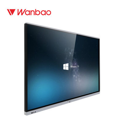 잘 고정된 터치스크린 Whiteboard 65&quot; 4K 디지털 표시 장치 정확한 쓰기