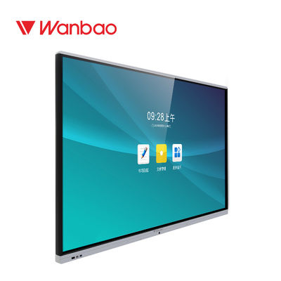 잘 고정된 터치스크린 Whiteboard 65&quot; 4K 디지털 표시 장치 정확한 쓰기