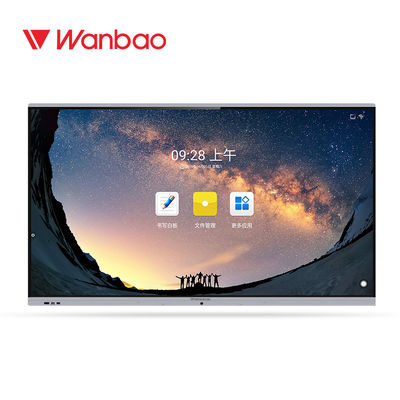 4k 통합적인 똑똑한 상호 작용하는 패널 터치스크린 큰 크기 65&quot; 75&quot; 86&quot;