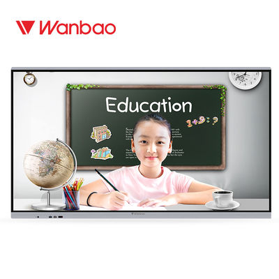 86인치 스마트 대화형 평면 패널 4K 디지털 교실 듀얼 시스템