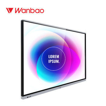 65 &quot; 가르침을 위한 4k 현명한 화이트보드 지적 상호 작용하는 평판