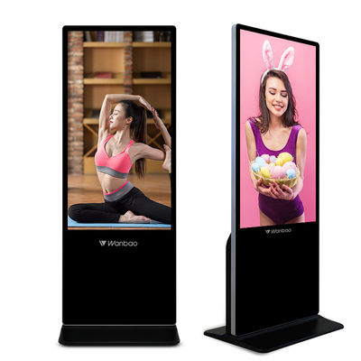 뜨거운 판매 55 인치 터치스크린 간이 건축물 와이파이 64G 광고 전시 선수